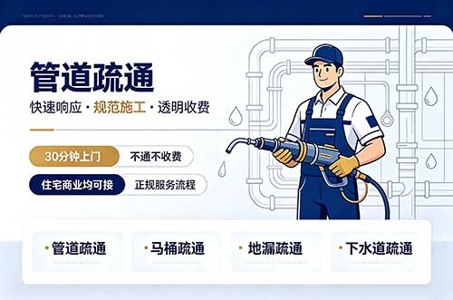 建瓯管道疏通