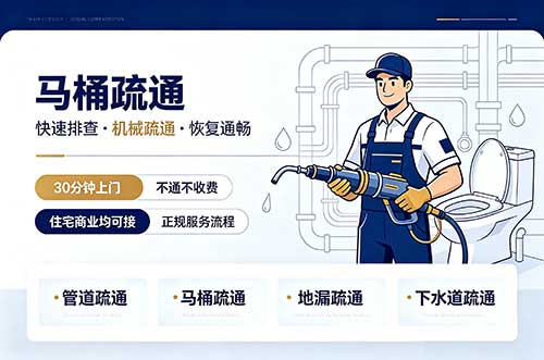 建瓯马桶疏通