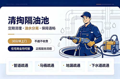建瓯清掏隔油池